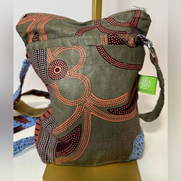 Timbali Green Patterned Women's Bag hand made - Picture 1 of 9